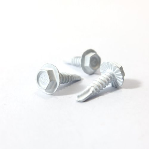 Tornillo Blanco Copa 1/4” x #8